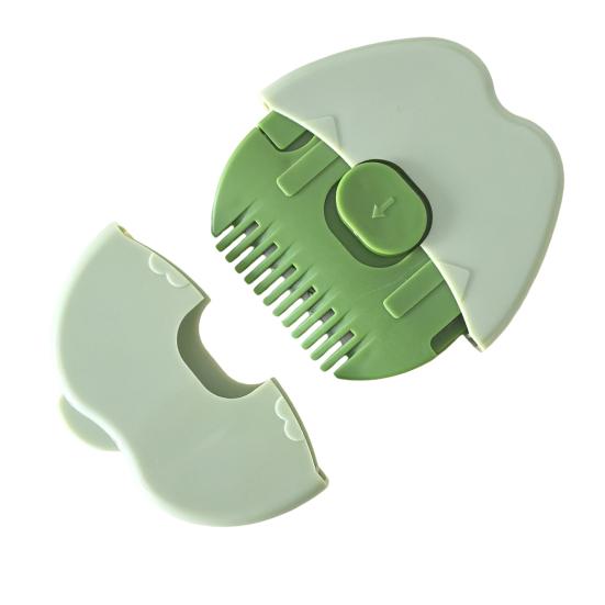 1/3Pcs Toddlers Hair Split End Trimmer Fruit Shape Boys Girls Mini Dual-sided Comb Rounded Edges Portable Gentle Hair Cutting Styling Tools