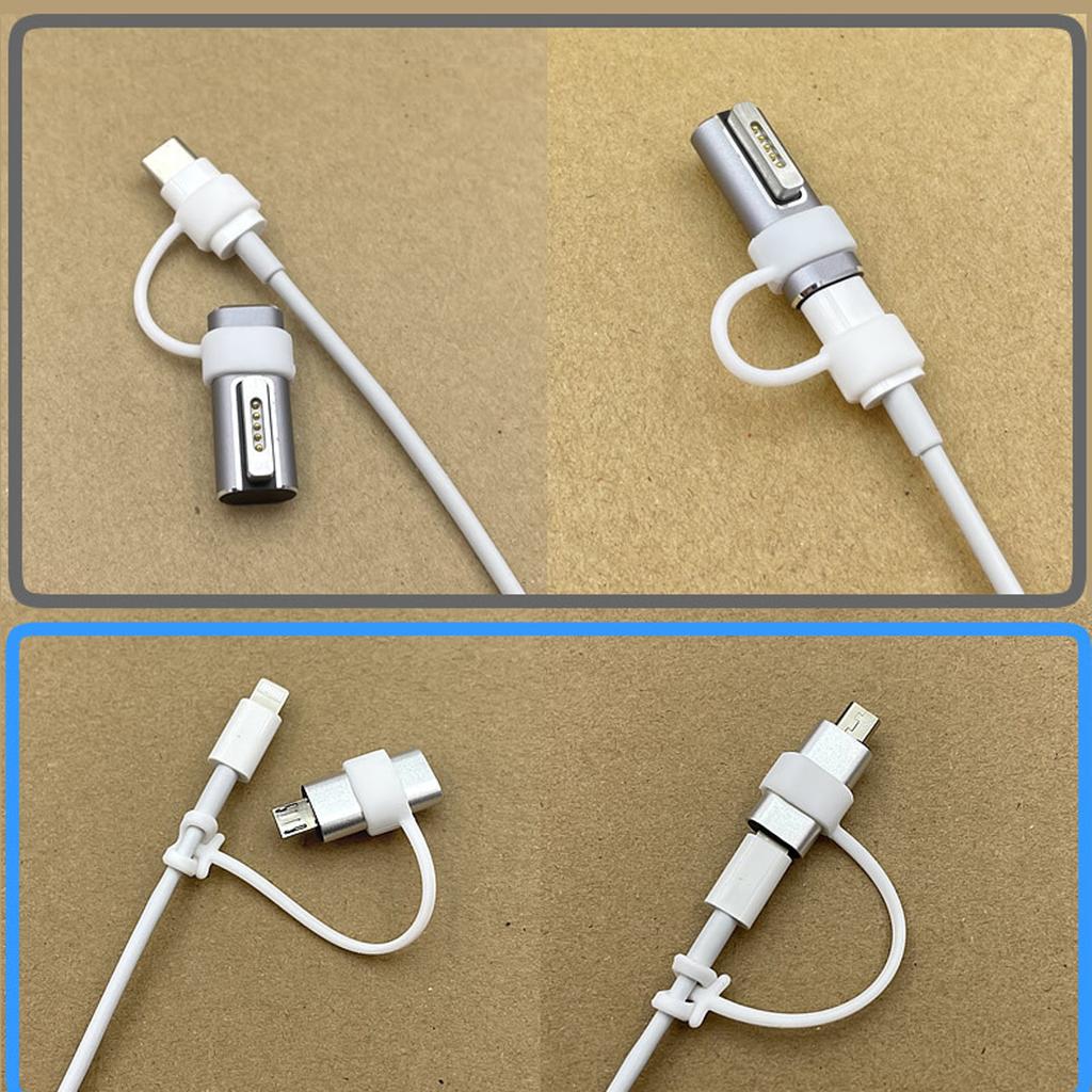 Anti Loss Silicone Cord for Pencil, USB and USB C Charging Adapters Keep Them Safe and Secure