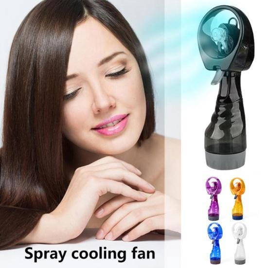Mini Portable Powered Water Outdoor Handheld Battery Mist Spray Luftkylningsfläkt