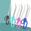1pc Toenail Scissors Toe Nail Clippers For Thick Toenails Long Handled Precision Scissor Cutter Nail Art Clipper Nipper Trimmer Cuticle Scissor