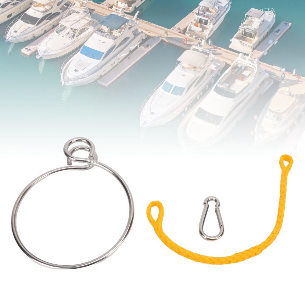 6mm Diameter Stainless Steel Retrieval Ring Marine Assist Retrieval Ring  Water Sports