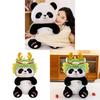 Panda Dragon Plush Toy With Dragon Hat Decoration For Kids Baby Sleep Comfort