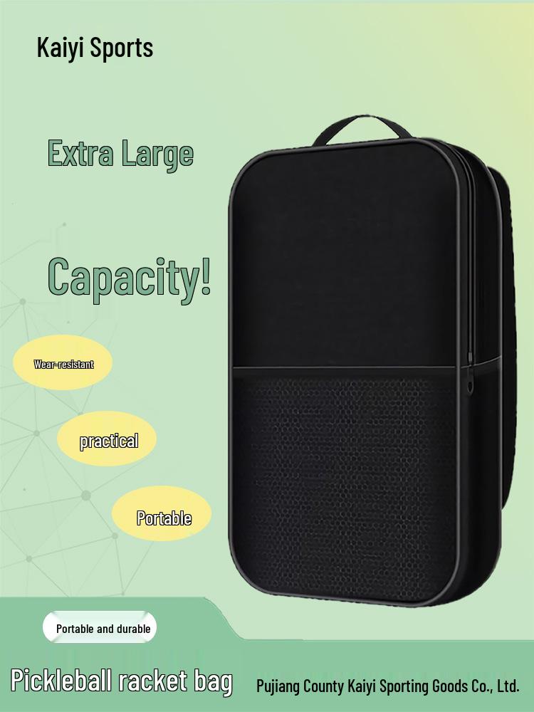 Pickleball Racket Backpack: Large Capacity, Portable, Outdoor Sports Shoulder Bag