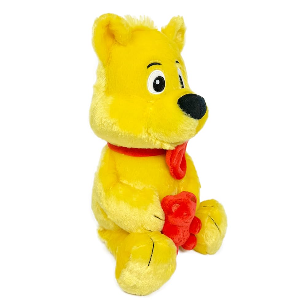 Haribo Gold Bear Gummy Big Plush Toy, Approx. 40cm, with Toy Diamond