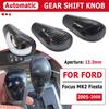 Высококачественный рычаг переключения передач для Ford Focus MK2 Fiesta 2005 2006 2007 2008 2009 2010 2011-2014 Черный / Хром / Углеродное волокно