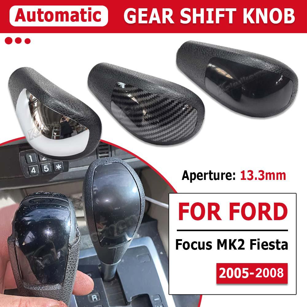 Высококачественный рычаг переключения передач для Ford Focus MK2 Fiesta 2005 2006 2007 2008 2009 2010 2011-2014 Черный / Хром / Углеродное волокно