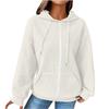 Women S Casual Long Sleeve Hooded Open Front Sweatshirt