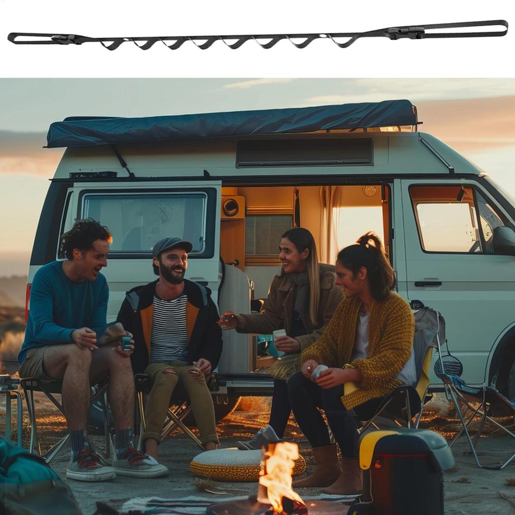 Einziehbare Wohnmobil Wäscheleine Tragbare Wäscheleine, Outdoor Reisezubehör für Wohnmobil Pickup Limousine LKW