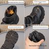 Girls' 2025 Fleece-Lined Waterproof Leather Boots - Autumn/Winter Snow & Princess Style for Kids