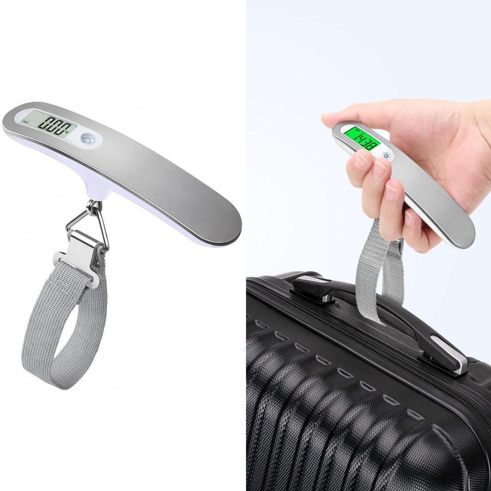 High-Precision Luggage Scale Backlit LCD Display Weighing Scale Digital Scale  Shipping