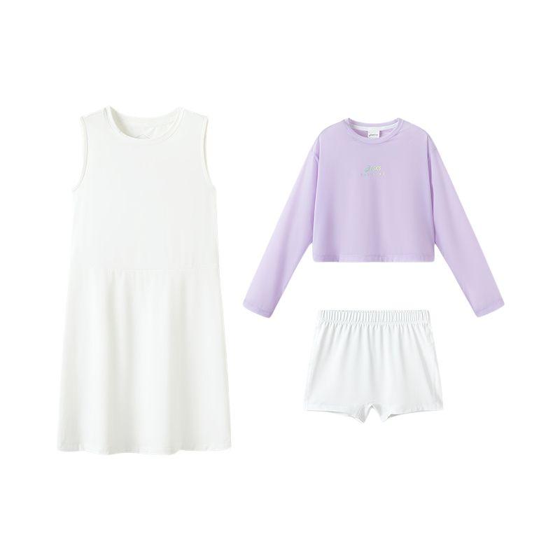 Children Aged 3 7 Years Old Asics Skirt Set Sports Performance SS25 6000 Purple 332251110057-6000 110