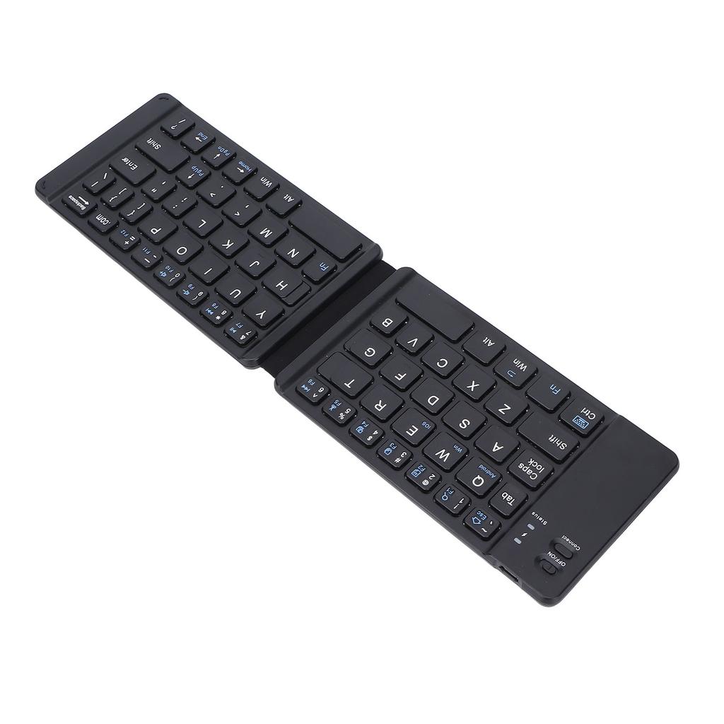 Foldable Keyboard BT3.0 Fast Typing Silent 120mAh Battery Compact Size Wide Compatibility Mini