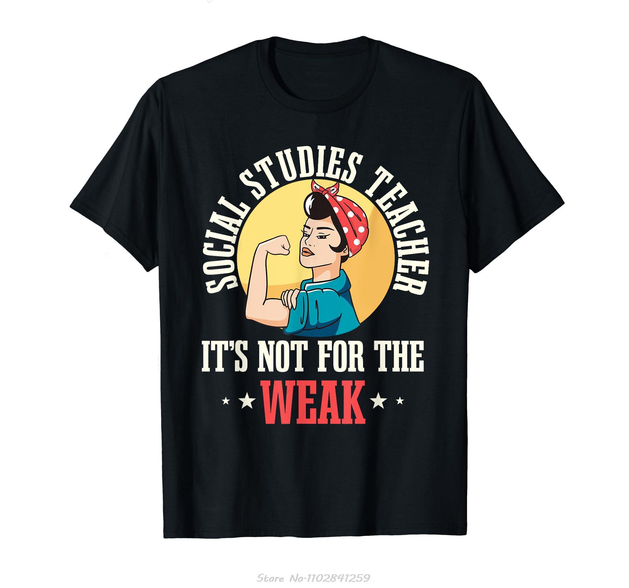Social Studies Teacher School Educator Professor Worker Tshirt Women Oversized Short Sleeve Casual Tshirt Oneck T Shirt Tees S