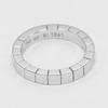 CARTIER Lanieres Ring K18 white gold #4.9(US Size) 5.84g Women Used