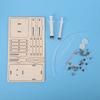 DIY Hydraulischer Experimentalkran Modell Wissenschaftsbildungs-Set Puzzle STEM Technologie Physikspielzeug zum Lernen