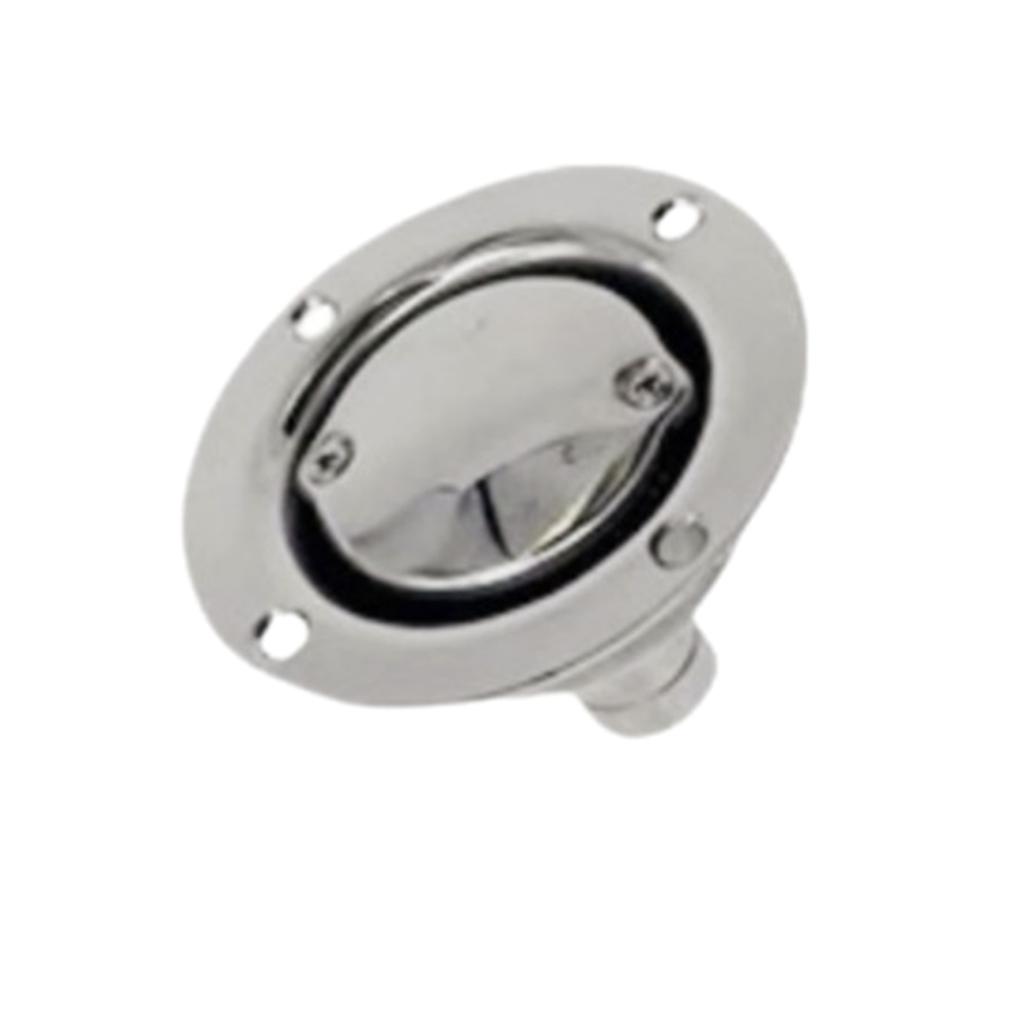 Thru-Hull Fuel Gas Tanks Vent Boat Fuel Vent Marine Grade Stainless Steel Flush Mount Fuel Gas Tanks Vent for Ship Kayak