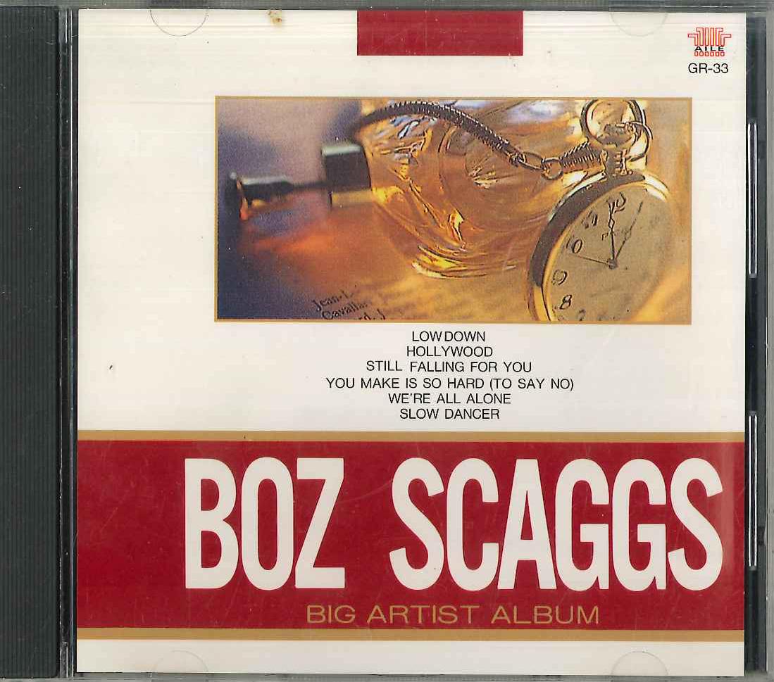 

CD BOZ SCAGGS - Boz Scaggs Big Artist Albam GR33 AILE Japan Rock Used