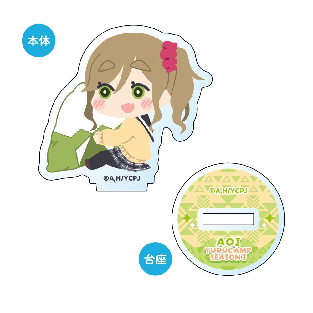 Xebec Yuru SEASON3 Fluffy Mini Acrylic Stand 1BOX W41 X H45mm Acrylic Camp Approx.