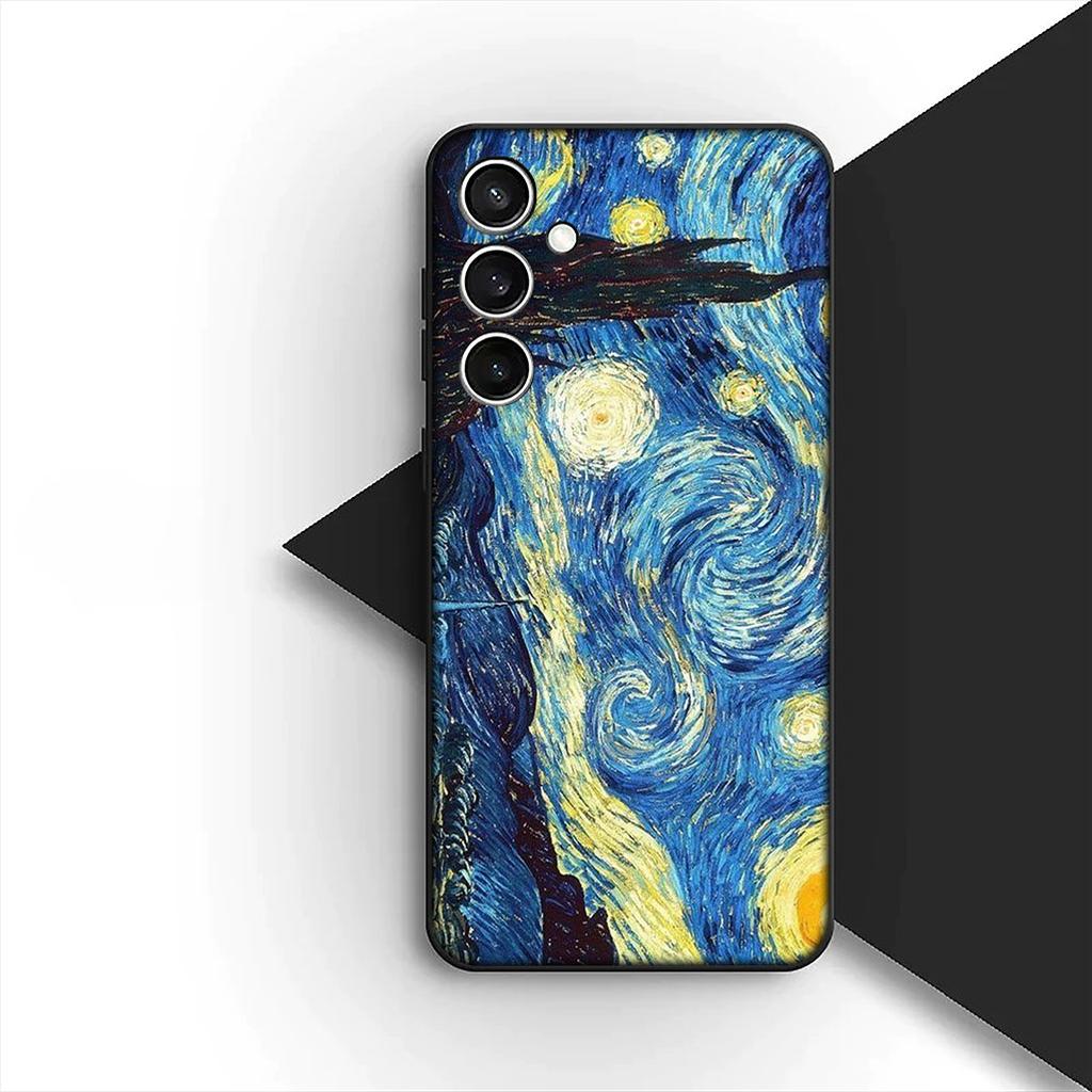 Casing for Xiaomi Redmi Note 13 14 Pro Plus ProPlus 14C 13C Pro+ 5G Phone Cover Protective Case Sunflower Starry Night Van Gogh