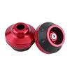 2 Pcs Front Fork Wheel Frame Slider CNC Aluminum Bike Drop Protection Scooter Moped Red Motorcycle Accessories