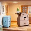 1/12 Miniature Dollhouse Furniture Model Storage Cabinet Cute Cartoon Style Kids Play House Accessories