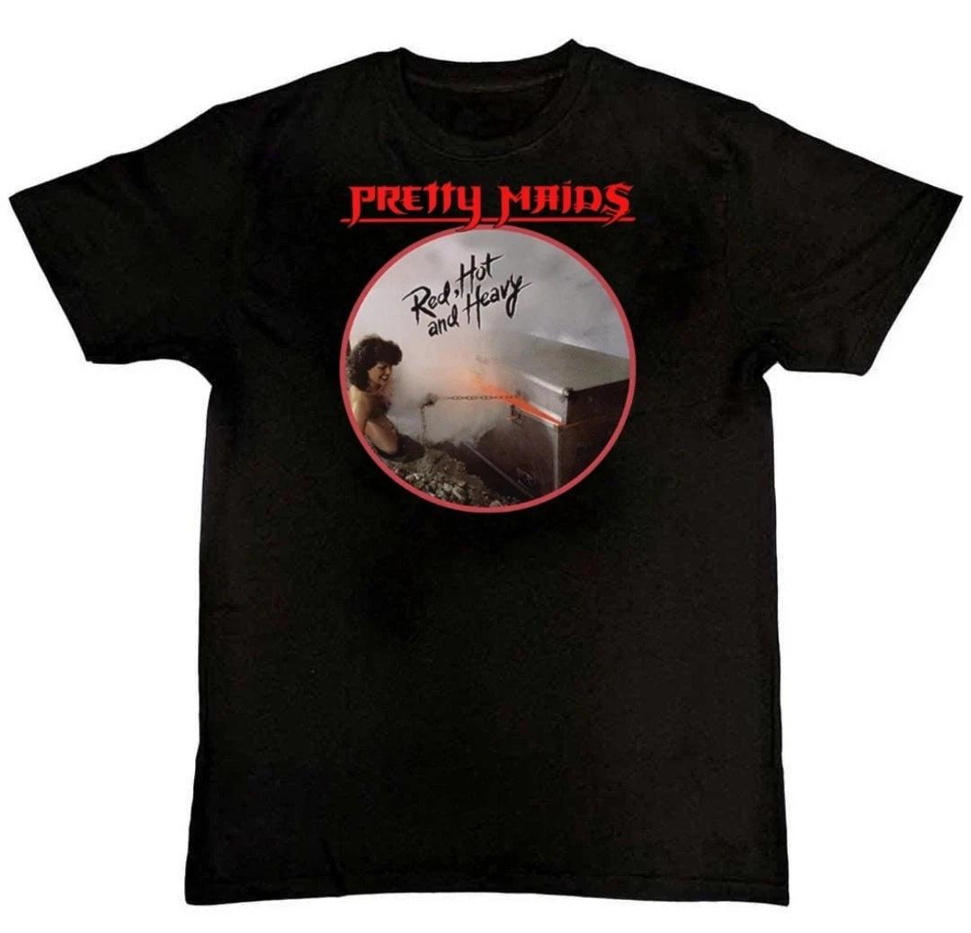 Men s and Women s T-shirts PRETTY MAIDS Band Red Hot Mens Graphic Print Unisex T-Shirt S M L XL 2 3 4 XL M