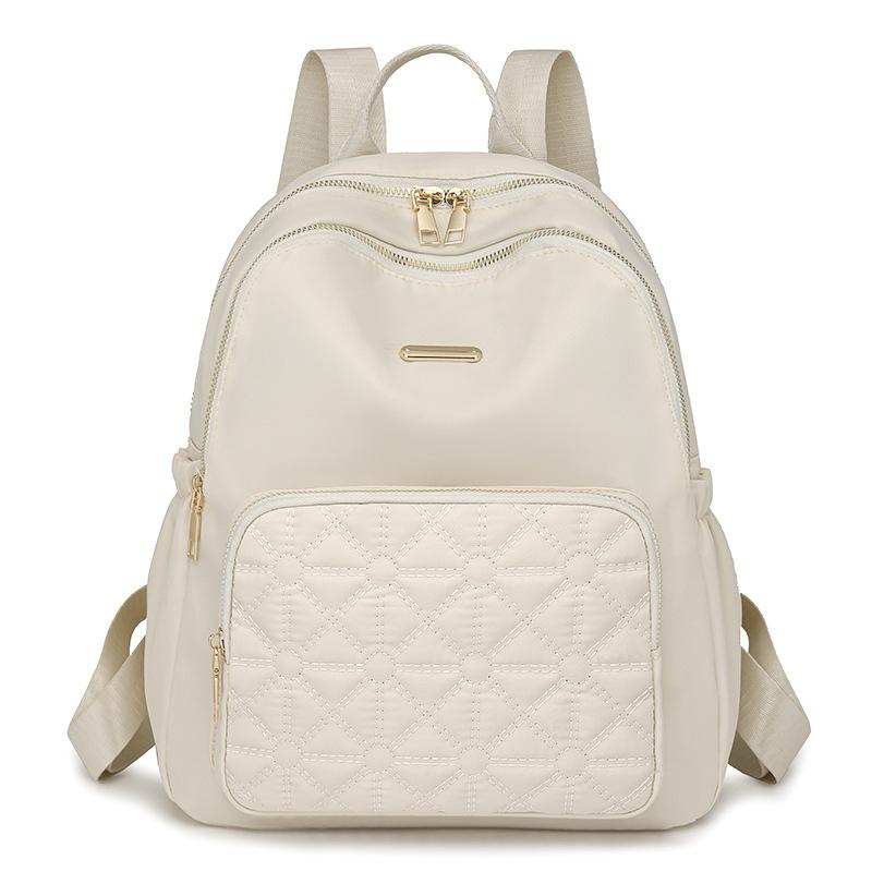 

Summer new nylon cloth backpack women s large-capacity versatile waterproof student backpack fashionable and lightweight travel schoolbag