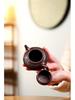 Cipher Yixing Original Ore Purple Clay Zisha Eggplant Gourd Teapot - Handmade Carved Gongfu Tea Set
