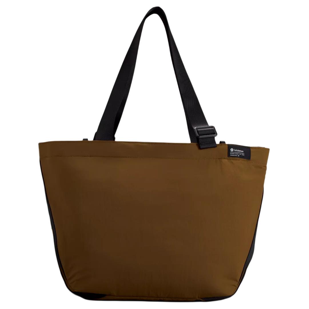 Lululemon Clean Lines 22L Lightweight Adjustable Handle Nylon Tote Bag Unisex Tote Bag Brown LU9APIS-054221 Brown