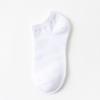 Men's Summer Thin Breathable Sweat Absorption Deodorant Pure Color Simple Short Boat Socks