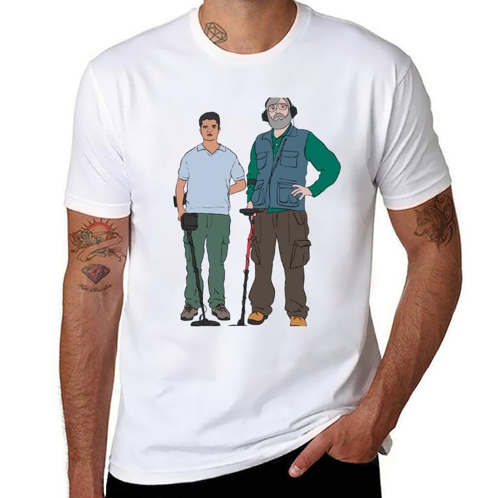 Russell Hugh Dmdc Detectorists Tshirt Antiwrinkle Short Sleeve Tshirt