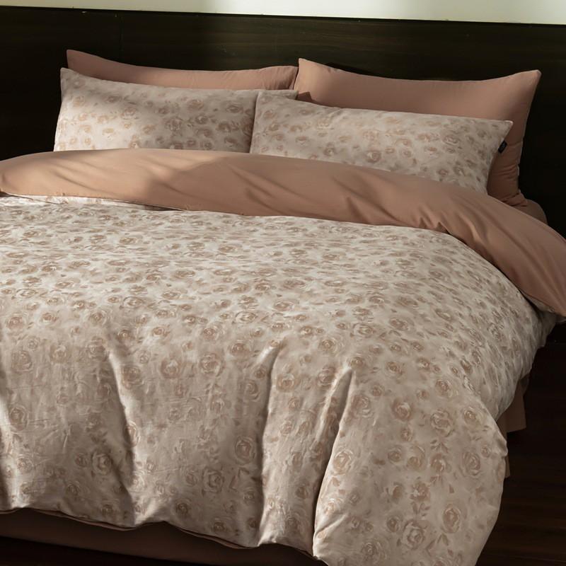 60S Cotton Bedding Set Double Yarn Hotel Style Woven Quilt Cover Sheet Pillowcase