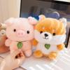 15cm Kawaii Stuffed Animal Corgi Panda Rabbit Plush Toys Small Pink Pig Soft Doll Cute Desk Companion Girl Boy Birthday Gift