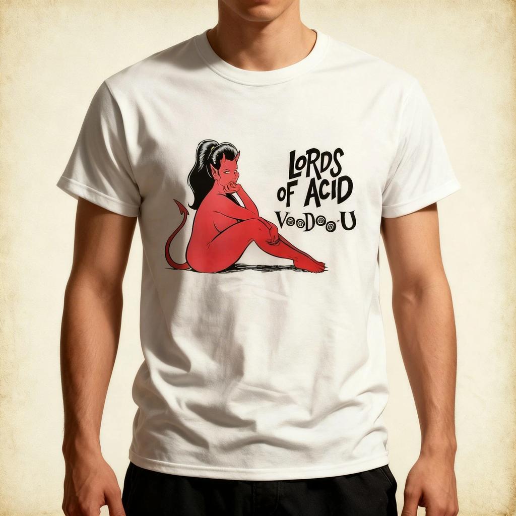 Inspired Lords of Acid-Voodoo-U Short Sleeve Cotton White All Size Shirt