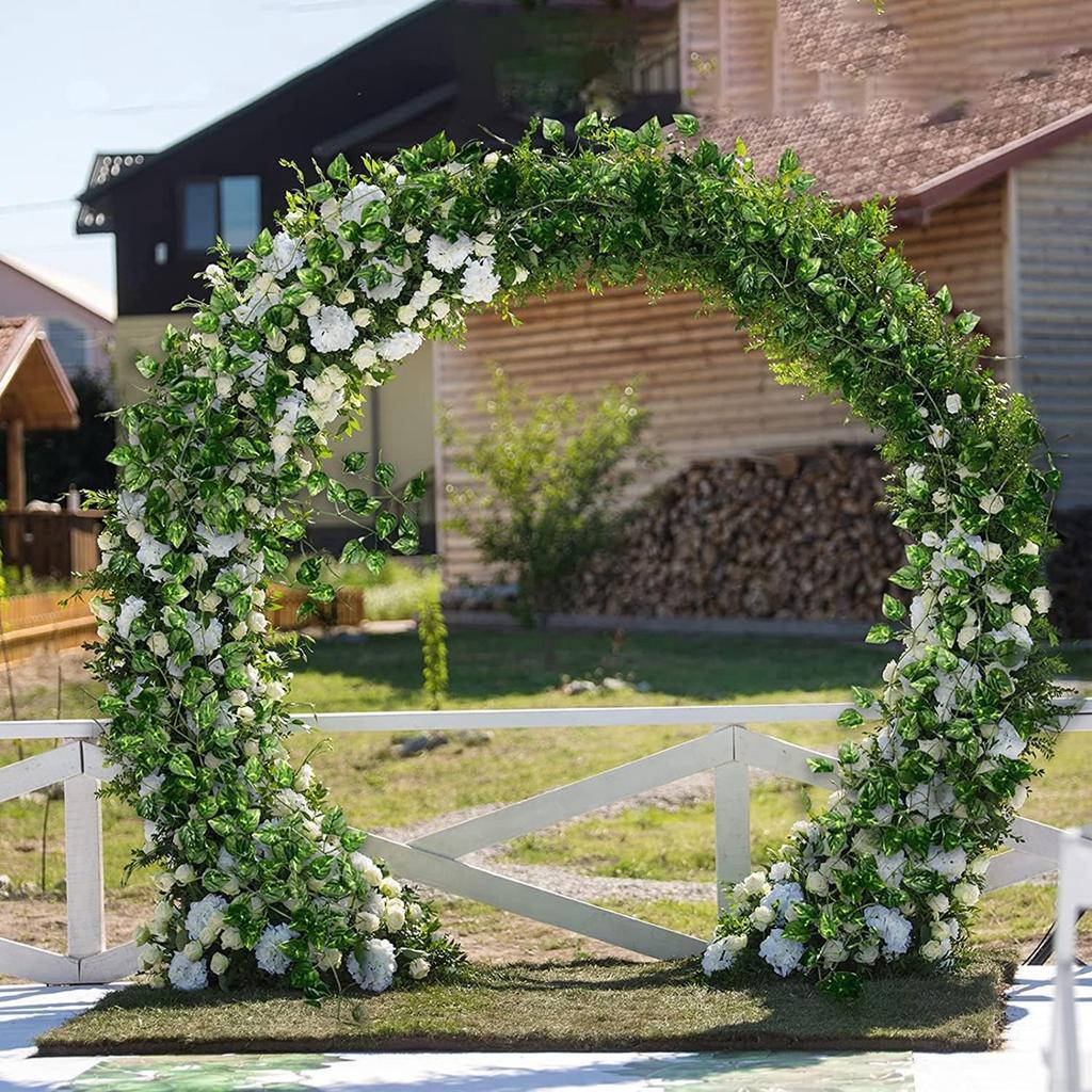 Artificial Plant Creeper Silk Green Leaves Rattan for Home Decoration Background Wall Fake Plants Houseplant Wedding Arch Decor