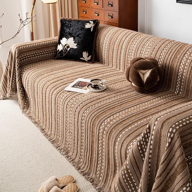 2025 new retro medieval sofa cover cloth is universal in all seasons, a whole full-cover sofa towel, autumn and winter sofa blanket