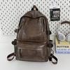 Schoolbag new Korean version ins retro backpack large capacity leisure student class schoolbag outdoor sports travel backpack