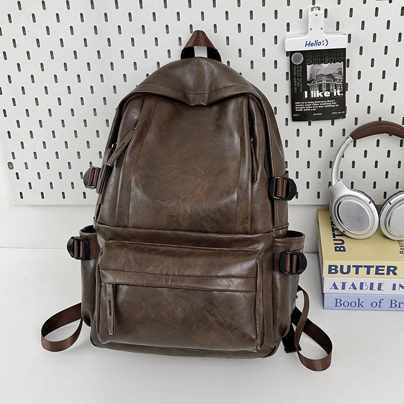 Schoolbag new Korean version ins retro backpack large capacity leisure student class schoolbag outdoor sports travel backpack