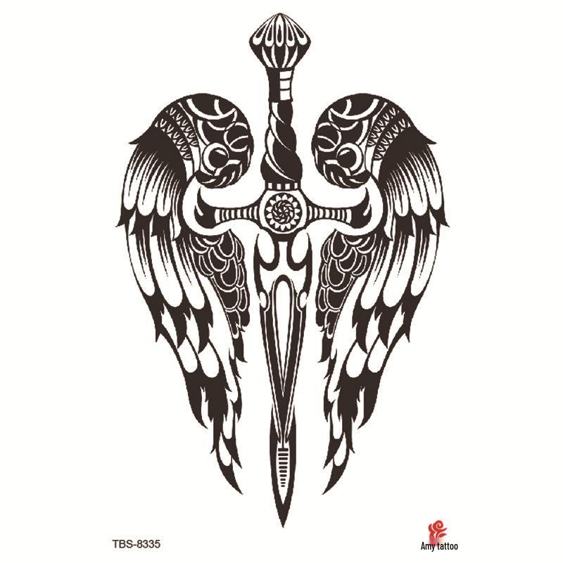 Set mic de tatuaje autocolante totem și simbol impermeabile pentru antebraț