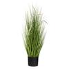 Artificial Grass In A Pot, 100 Cm High, Made Of Plastic