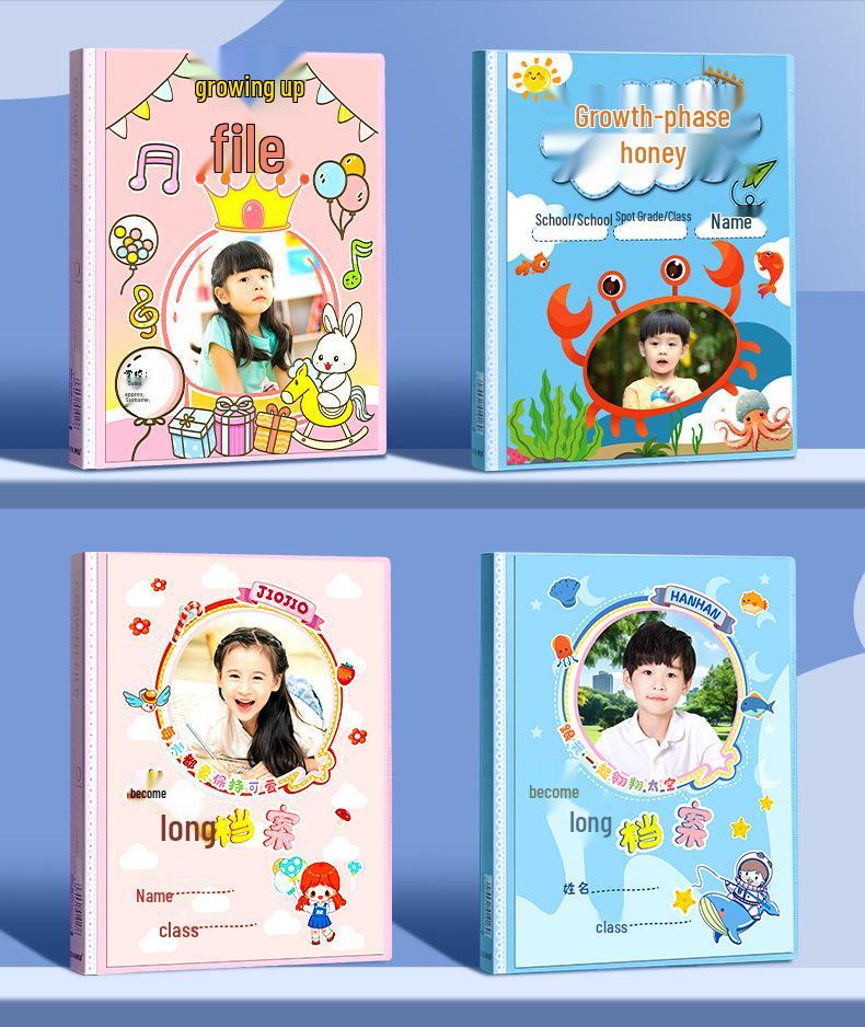 Customizable Children's Memory and Growth Record Book