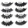 FOXESJI Wimpern 3D Nerz Falsche Wimpern Flauschig Weich Natürlicher Streifen Nerz Wimpern Verlängerung Volumen Fake Wimpern Dicke Wimpern