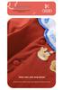 Youqi Festive Red Romper for Newborns – First Birthday & 100 Days Celebration