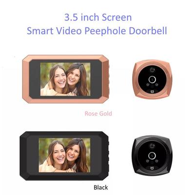 3,5-Zoll-Video-Türspion mit Bewegungserkennung für den Außenbereich, Monitor, digitaler Viewer, Tür-Augen-Sicherheit, Sprach-/Fotoaufzeichnung, Türklingel