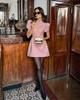 2026 Summer Stand Collar Puff Sleeve High Waist Dress for Women – Trendy European & American Style