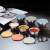 Stackable Sauce Cups for Meal Prep Stainless Steel Cup with Silicone Lid, Reusable Small Portable Salad Dressing Containers Condiment Container,