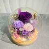 Preserved Flower Sphere: Rose & Sunflower Glass Dome Gift for Christmas & Valentine's Day