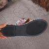 Ethnic Style Slippers for Women New Colorful Patterned Summer Breathable Printed Roman Style Slippers, Open Toe Beach Footwear