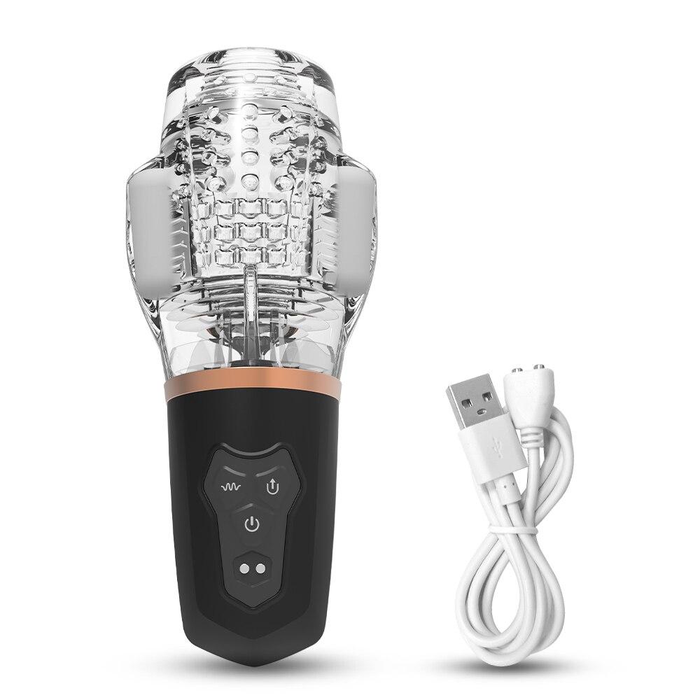 Automatic Sucking Vibration Male Mastubator Cup Blowjob Masturbation Supplies Sex Machine Adult Goods for Men Sex Toys for Men