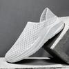New Summer Mesh Slip-On Lazy Man Walking Shoes for Men Breathable Round Toe Casual Slip-On Sandals Suitable for Outdoor Wear